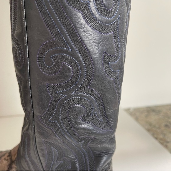 PANHANDLE SLIM WOMEN'S COWGIRL BOOT EXOTIC PYTHON R-TOE Western Yellowstone - Picture 10 of 15